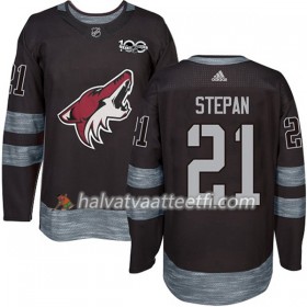 Miesten NHL Arizona Coyotes Pelipaita Derek Stepan 21 1917-2017 100th Anniversary Adidas Musta Authentic